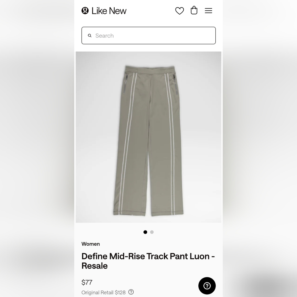 Lululemon Define Mid-Rise Track Pants